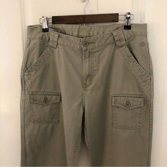 The North Face A5 Series cotton khaki Flare Pants Size 12 Cargo outdoor hiking - Picture 2 of 14